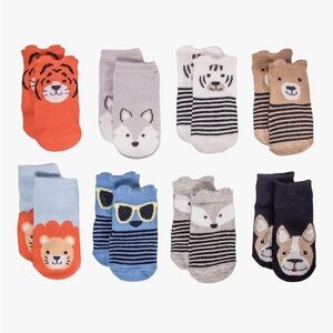 Little Me Colorful Animal Baby Socks Set